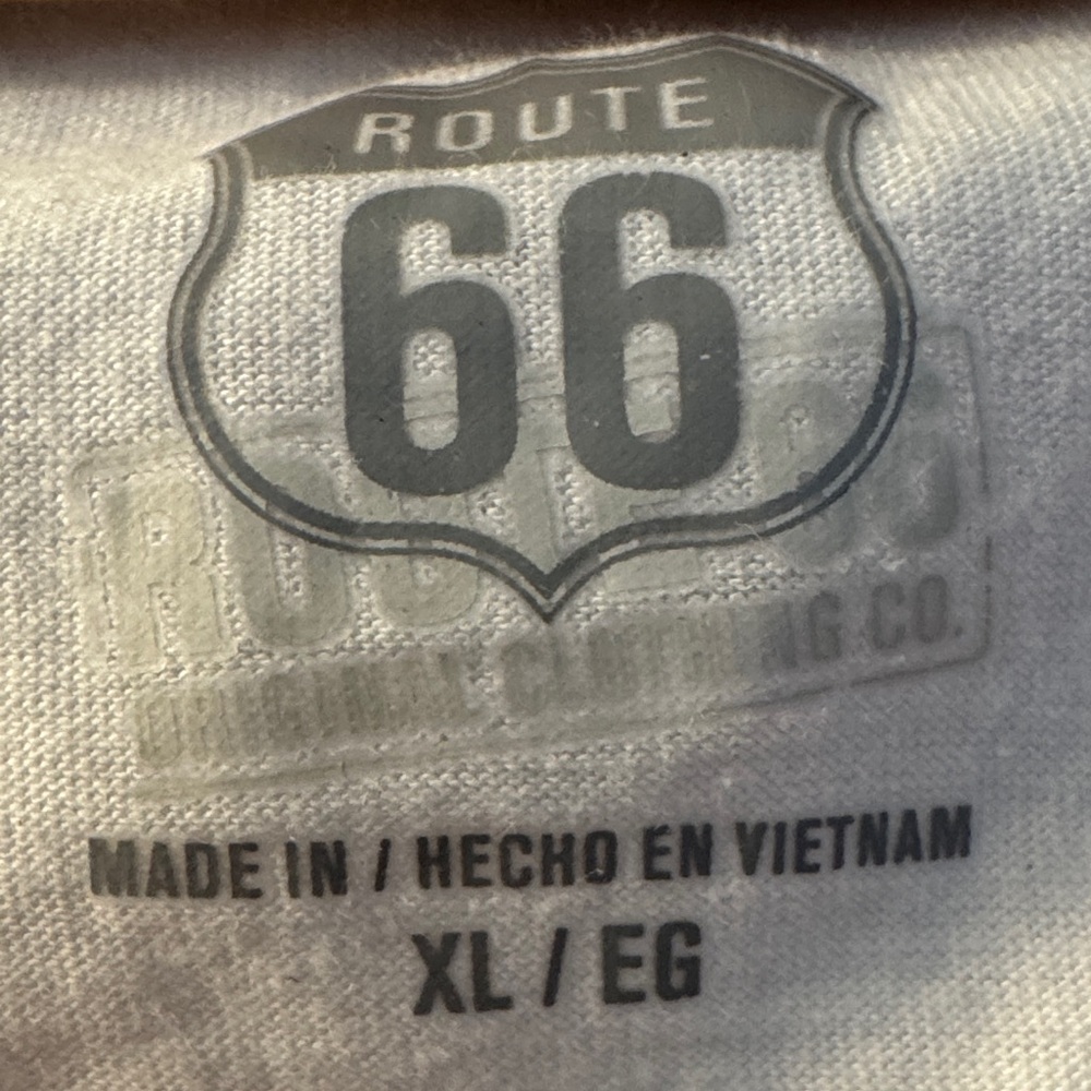 Route 66 Beige Graphic Tee